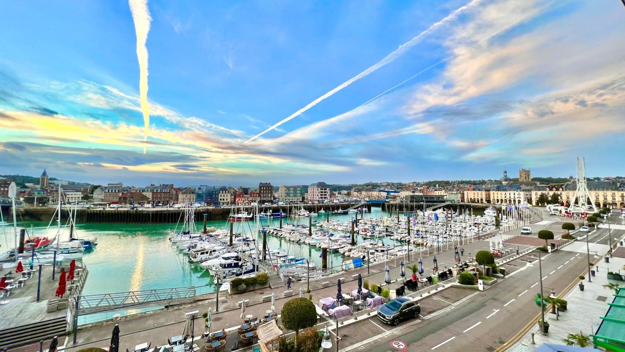 La Dunette - Splendide Vue Port Avec Les Bateaux Dieppe Exterior photo